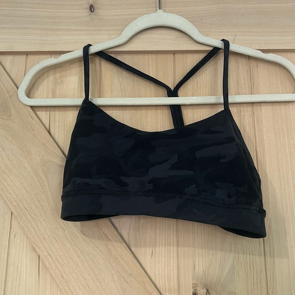 Flow y bra nulu camp pattern lululemon
